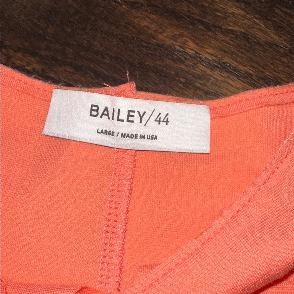 BAILEY 44 tangerine color knit dress size large - Picture 4 of 7